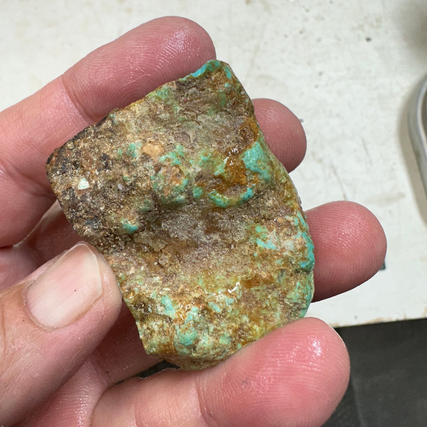 KINGMAN CEREMONIAL Turquoise rough - 64.8 grams