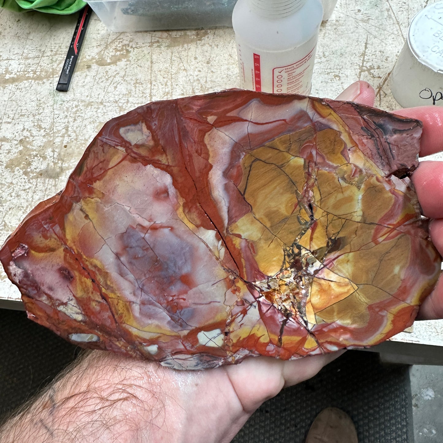 MESCALERO JASPER Slab - 229 grams