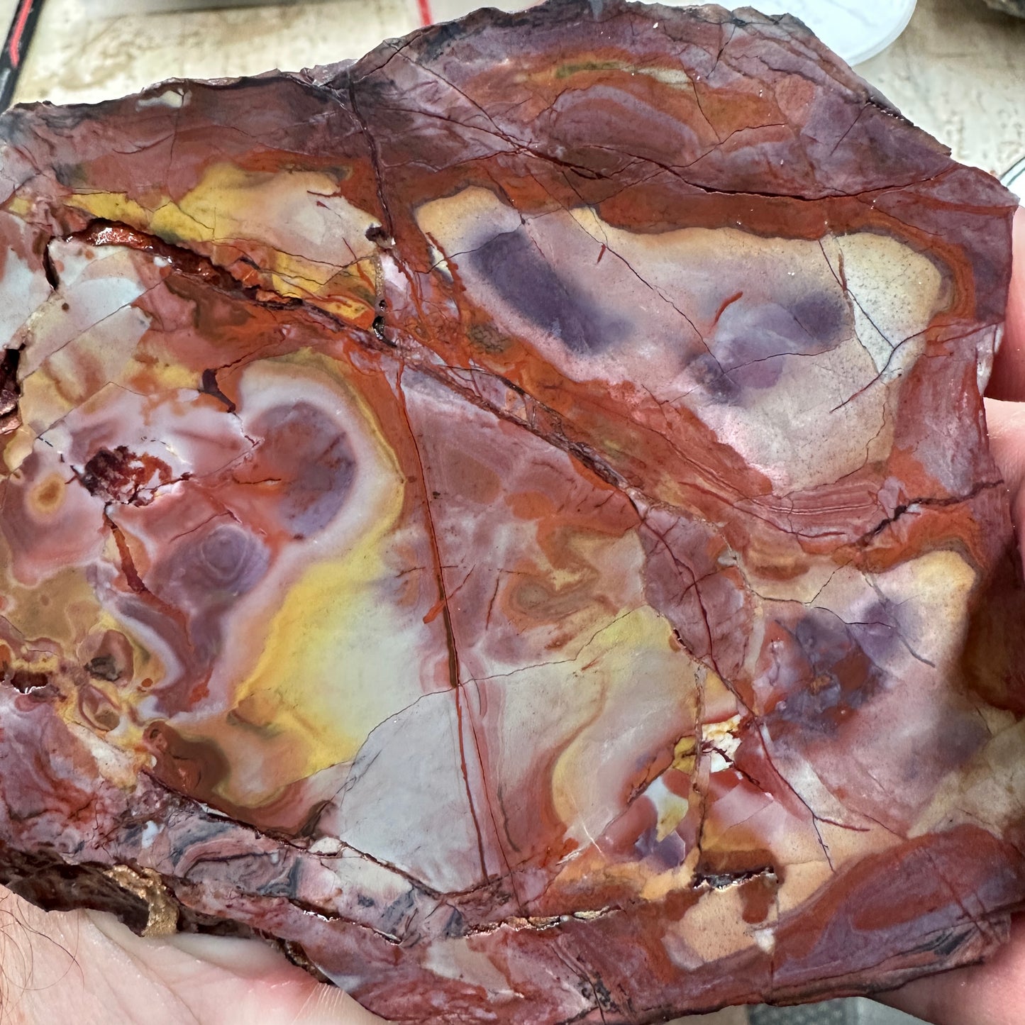 MESCALERO JASPER Slab - 263 grams