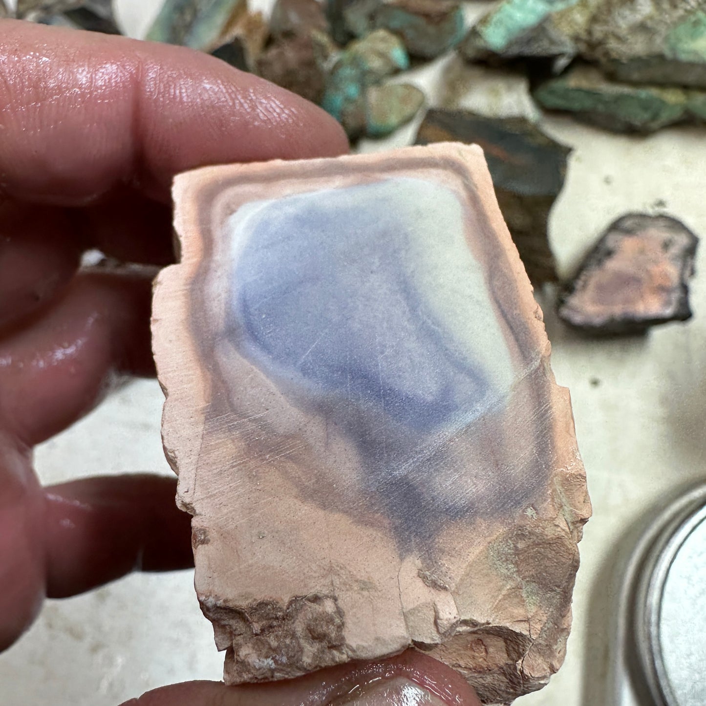 TIFFANY STONE Faced Rough - 0.80 Pounds