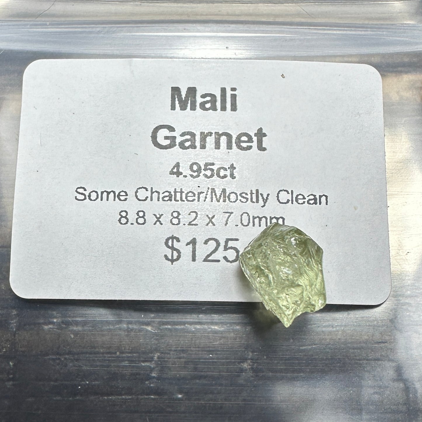 4.95ct MALI GARNET Facet Rough