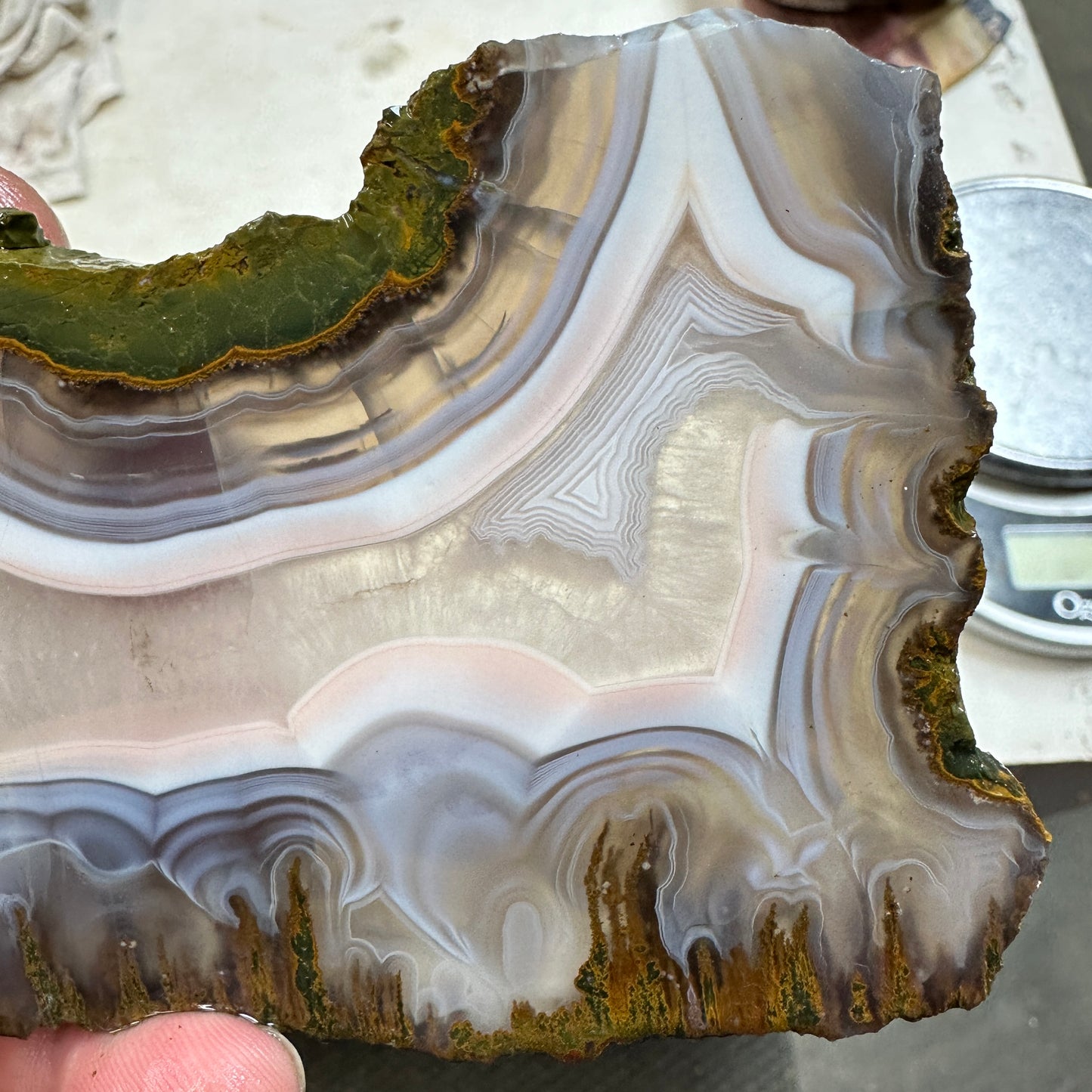 MOROCCAN KERROUCHEN AGATE Slab - 160 grams