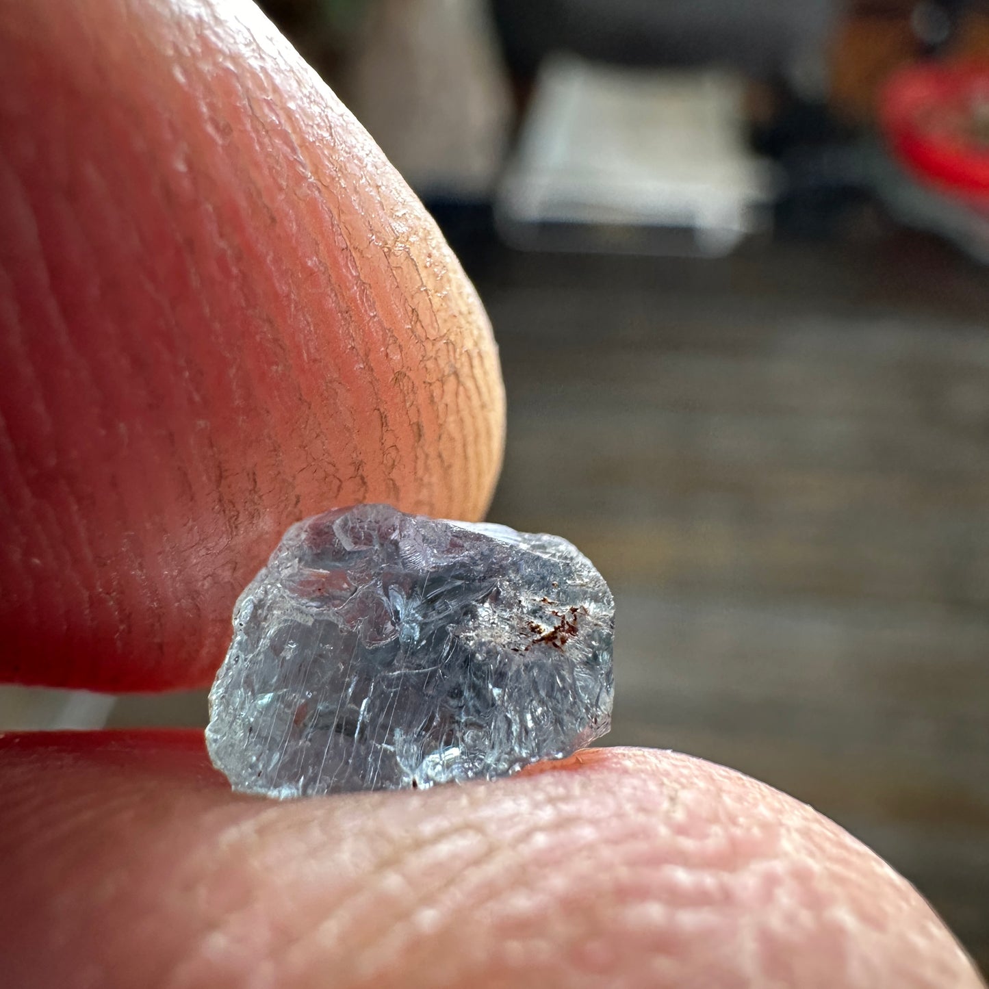 3.43ct MALAWI SAPPHIRE Facet Rough