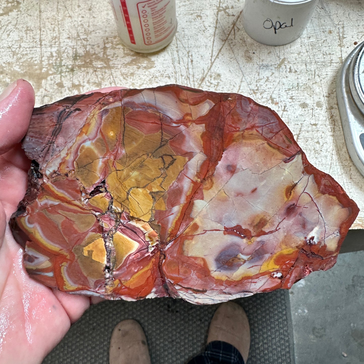 MESCALERO JASPER Slab - 229 grams