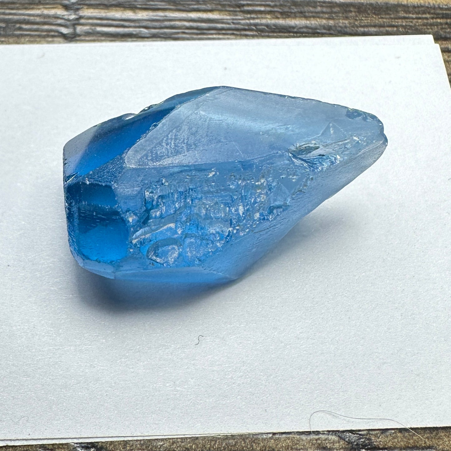 55.97ct SWISS BLUE TOPAZ Facet Rough