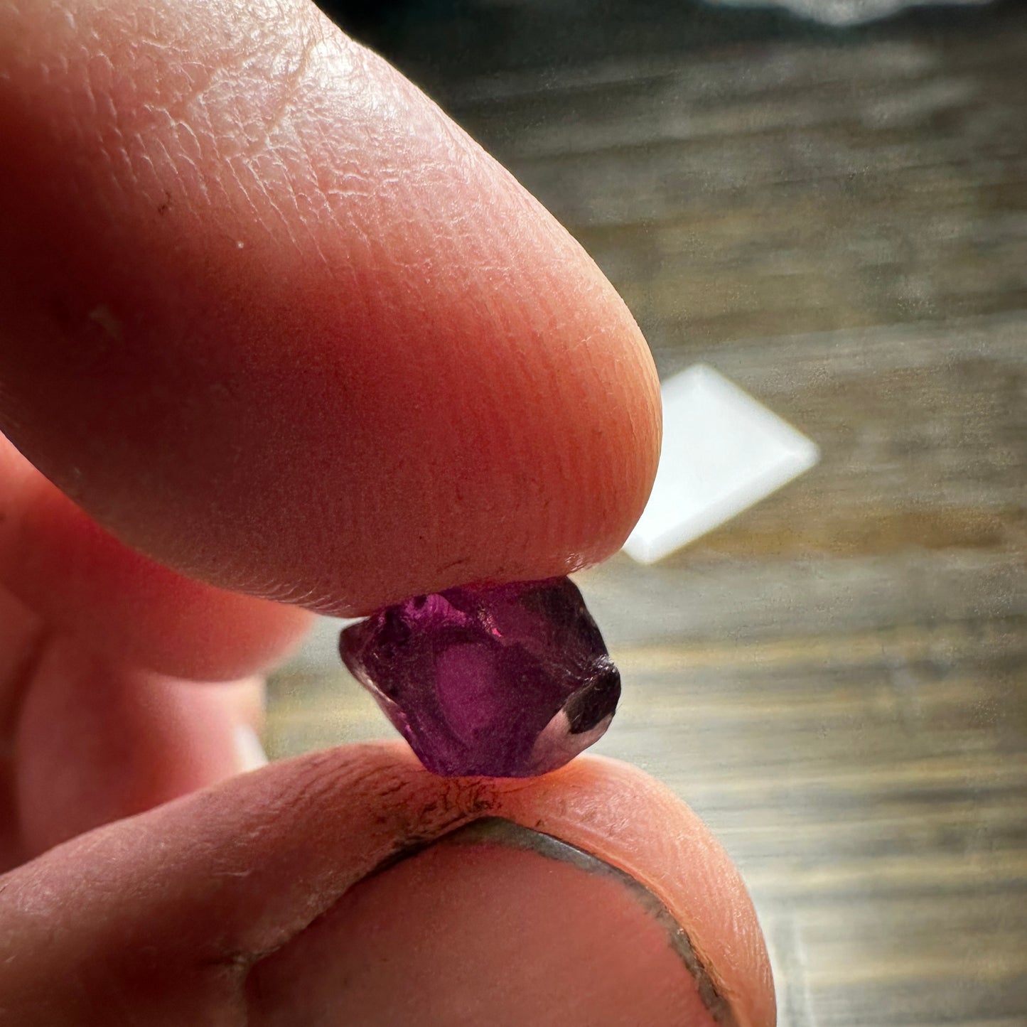 7.34ct RHODOLITE GARNET Facet Rough