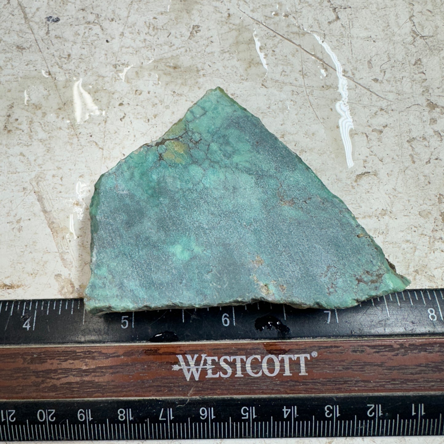 BROKEN ARROW VARISCITE Trimmed Rough Slab - 69 grams