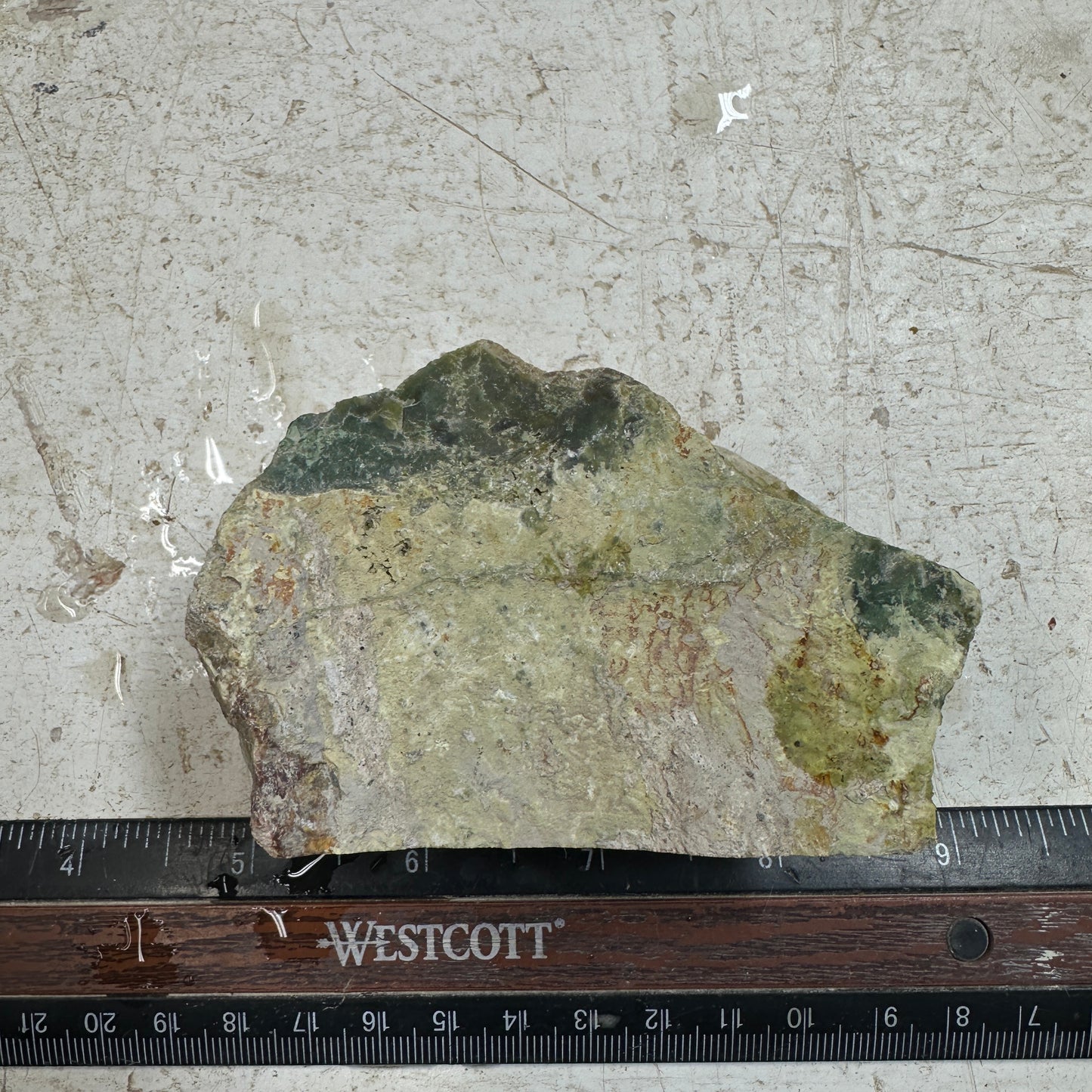 MORRISONITE JASPER Faced Rough - 0.64 Pounds
