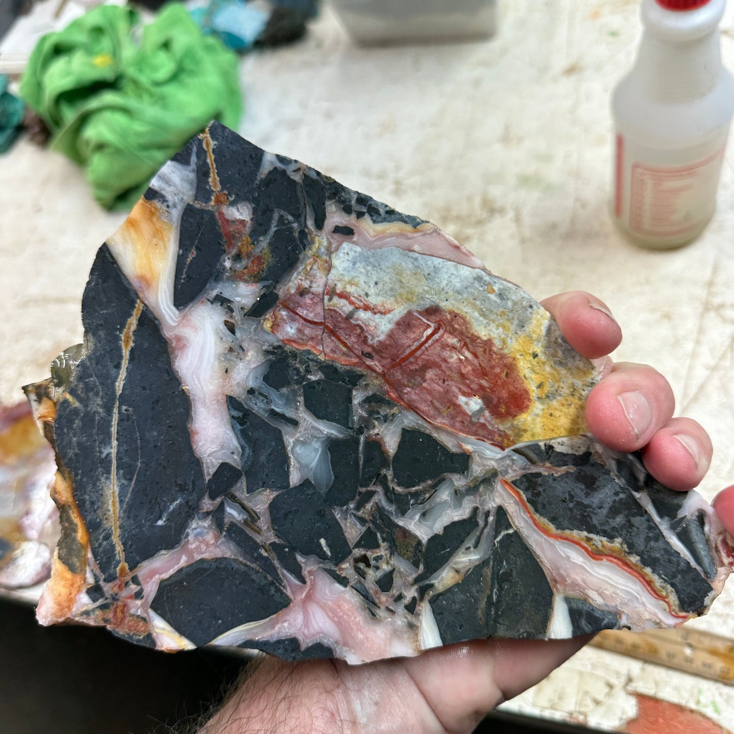 WINDY MOUNTAIN JASPER Slab - 428 grams