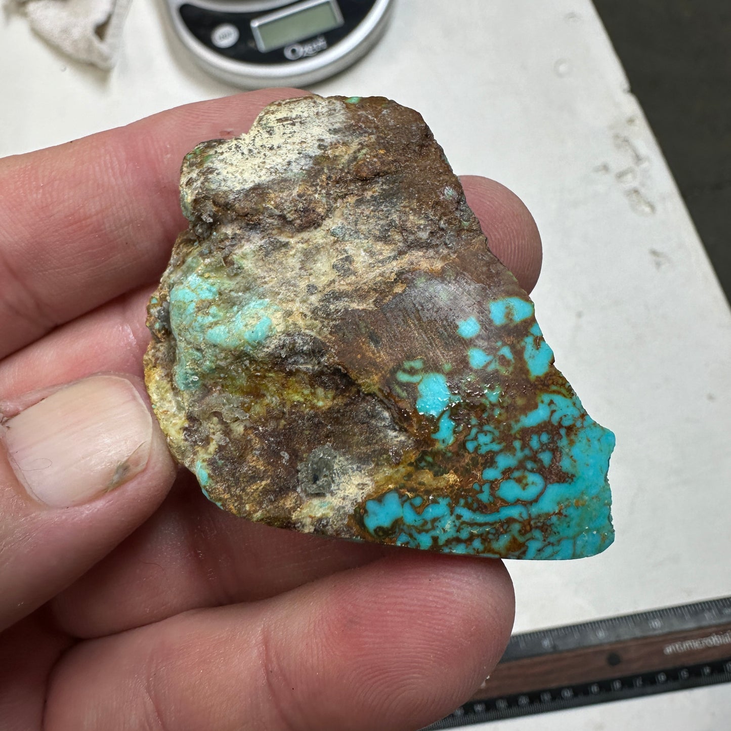 RISING PHOENIX Turquoise rough - 46 grams