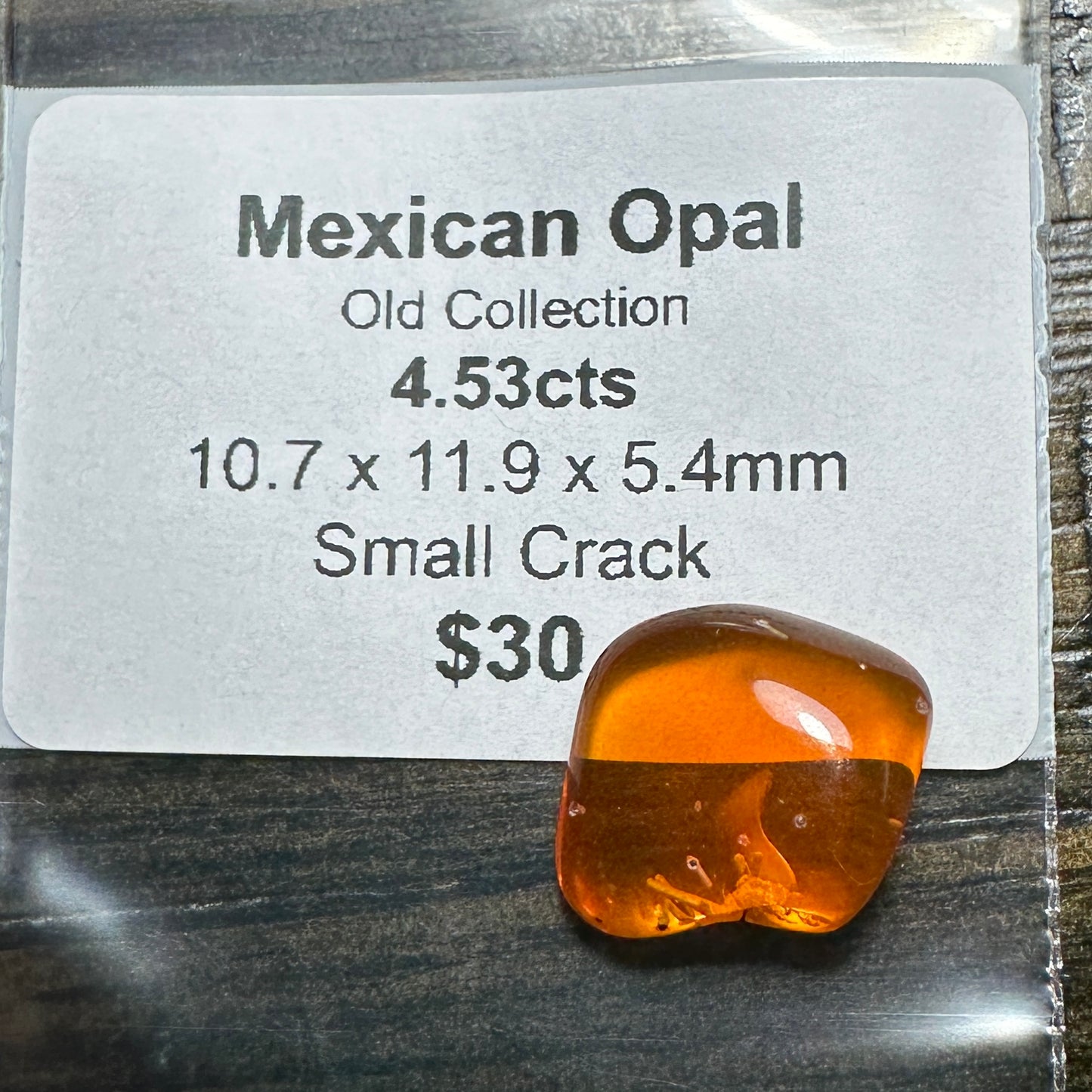 4.53ct MEXICAN OPAL Facet Rough