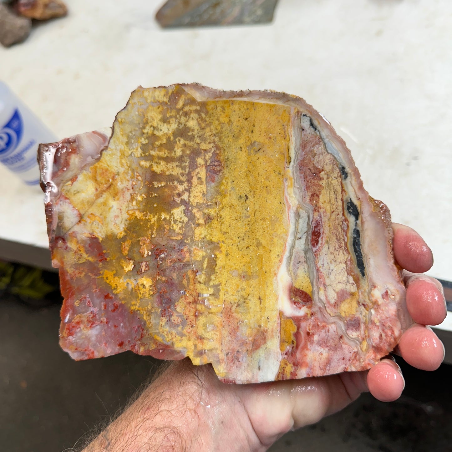 CONFETTI AGATE Slab - 370 grams