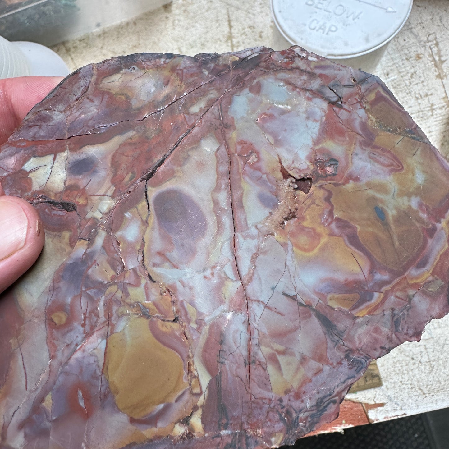 MESCALERO JASPER Slab - 263 grams