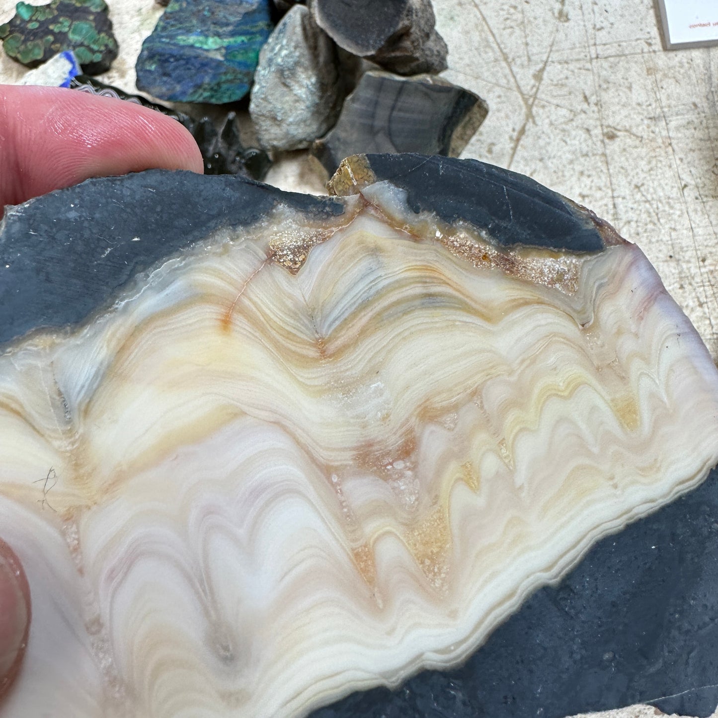 WINDY MOUNTAIN JASPER Slab - 207  grams