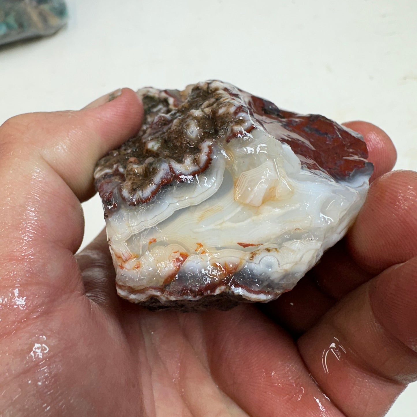 MOROCCAN AGATE Rough - 1.01 Pounds