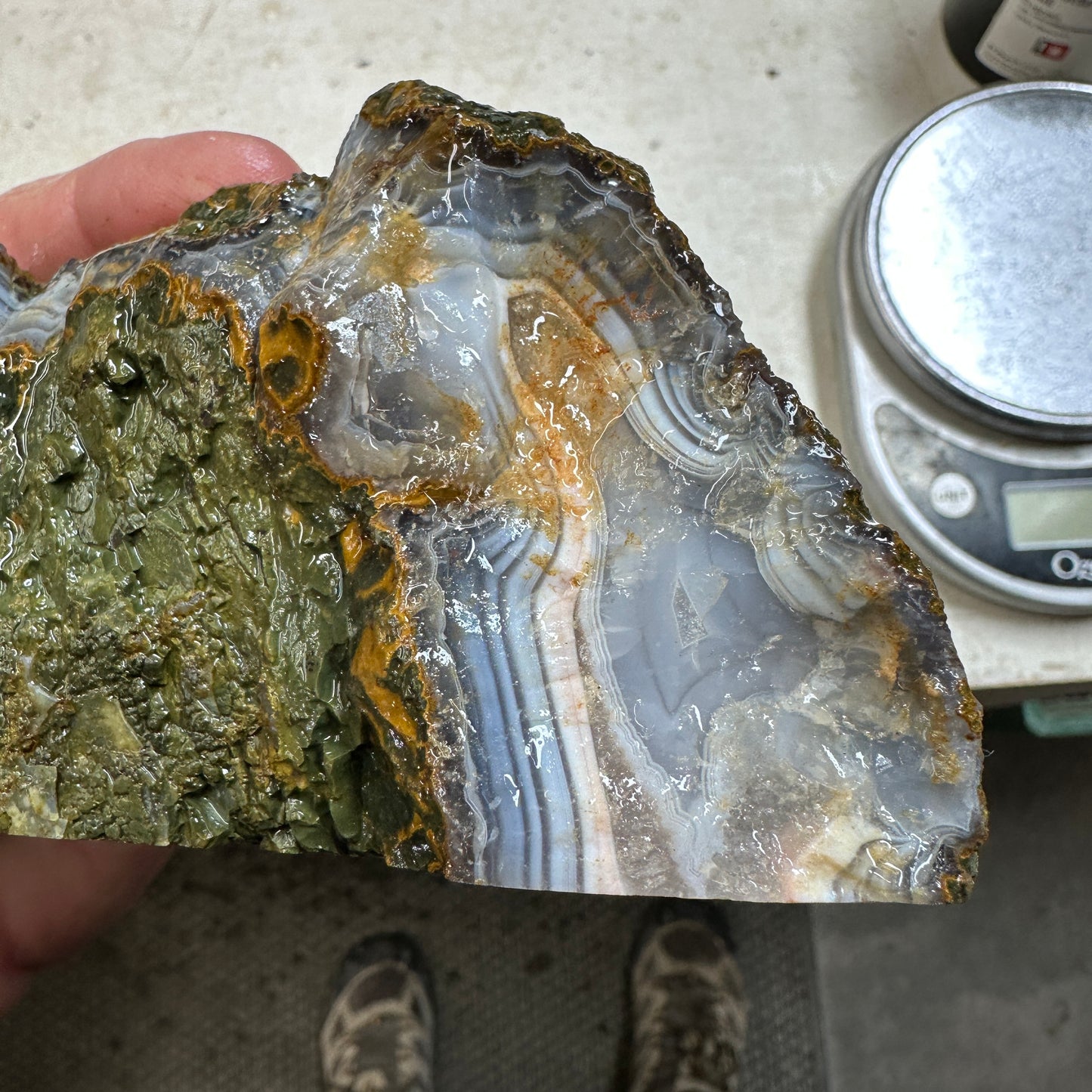MOROCCAN KERROUCHEN AGATE Rough - 2.74 Pounds