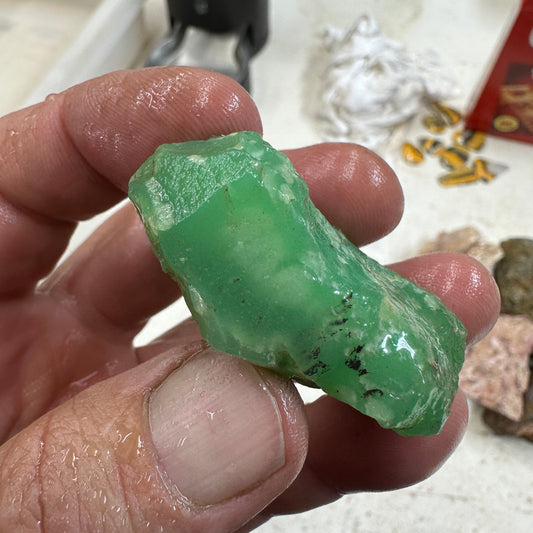 Tanzanian CHRYSOPRASE Rough 56.2 grams