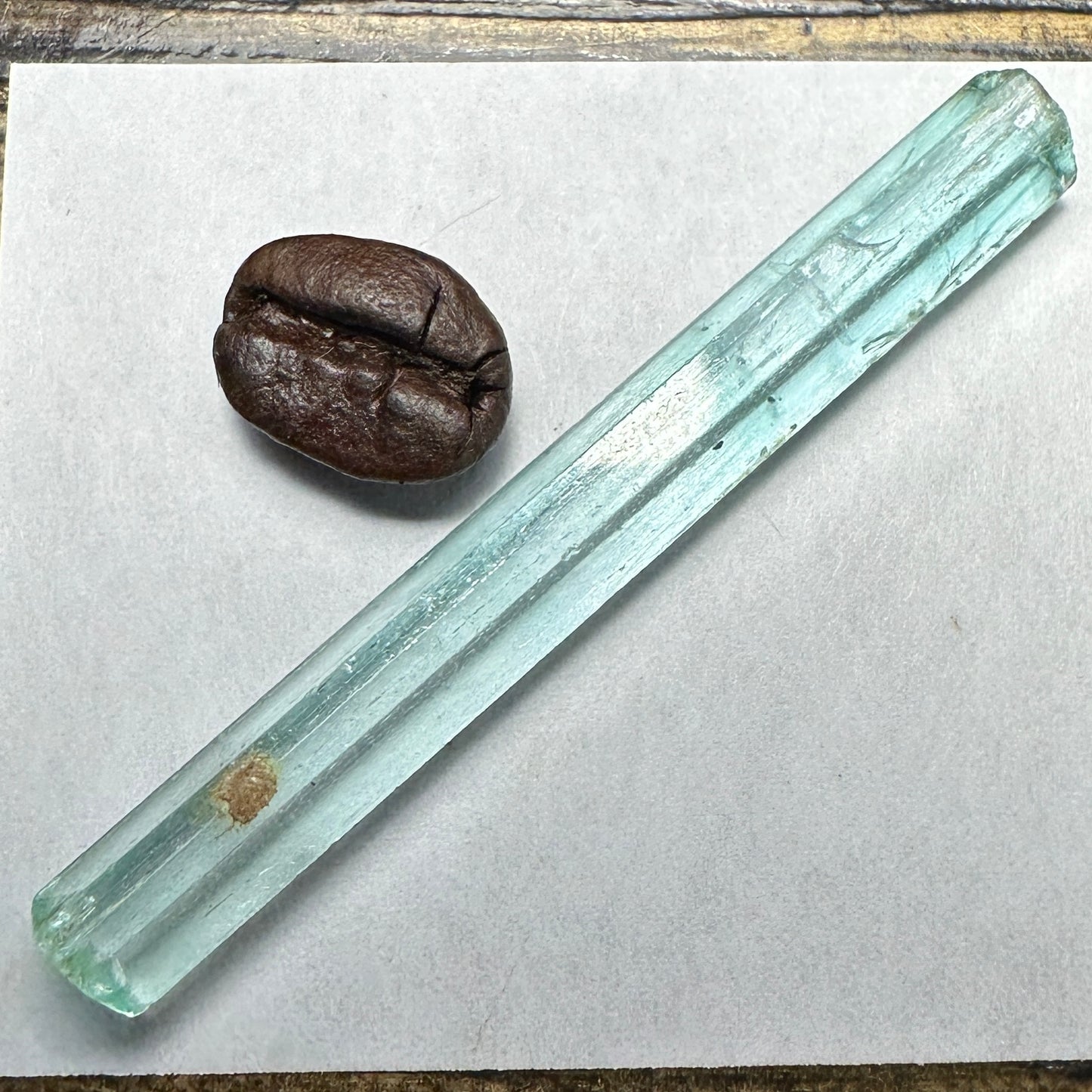 12.26ct VANADIUM BERYL Facet Rough