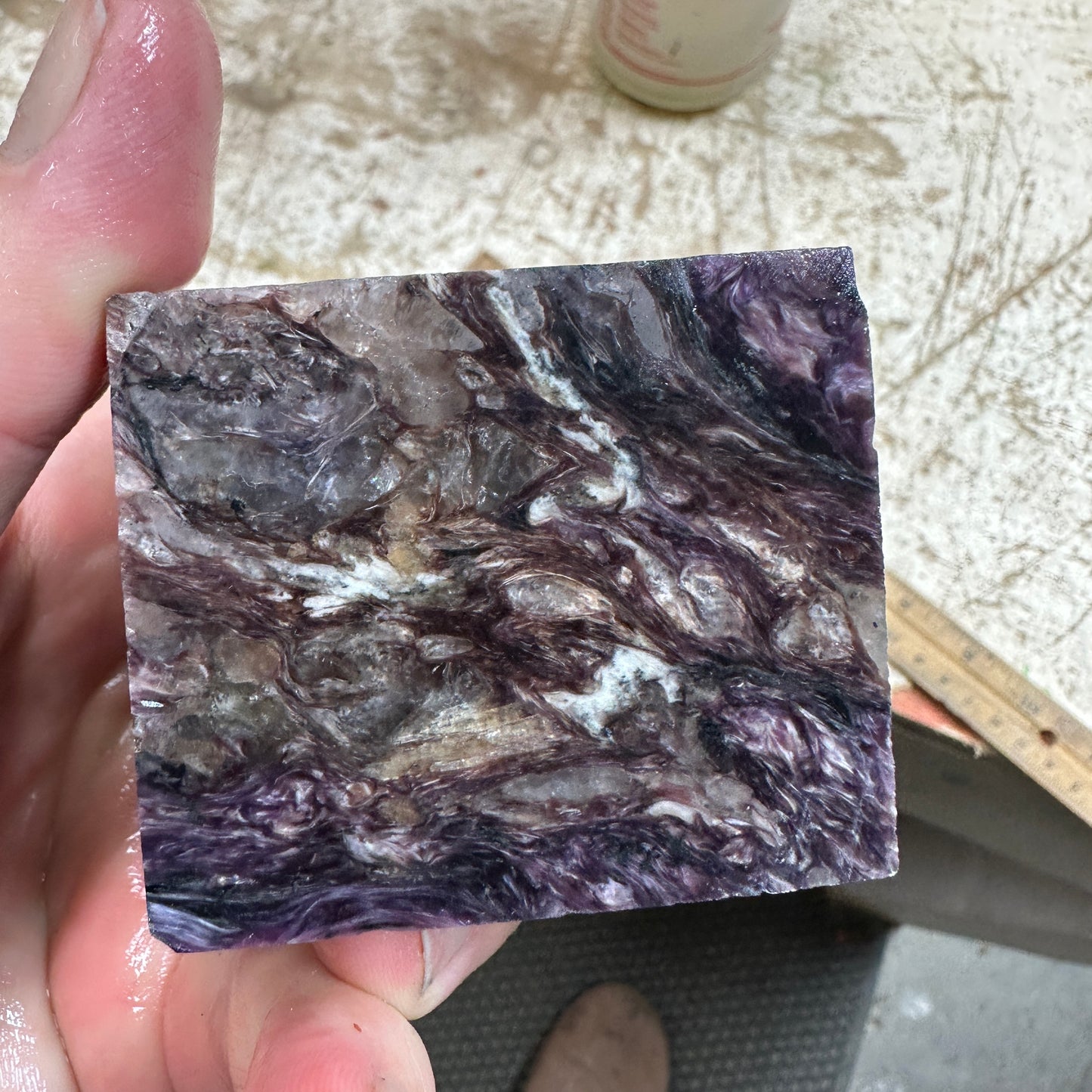 CHAROITE Blocked Rough - 1.16 Pounds