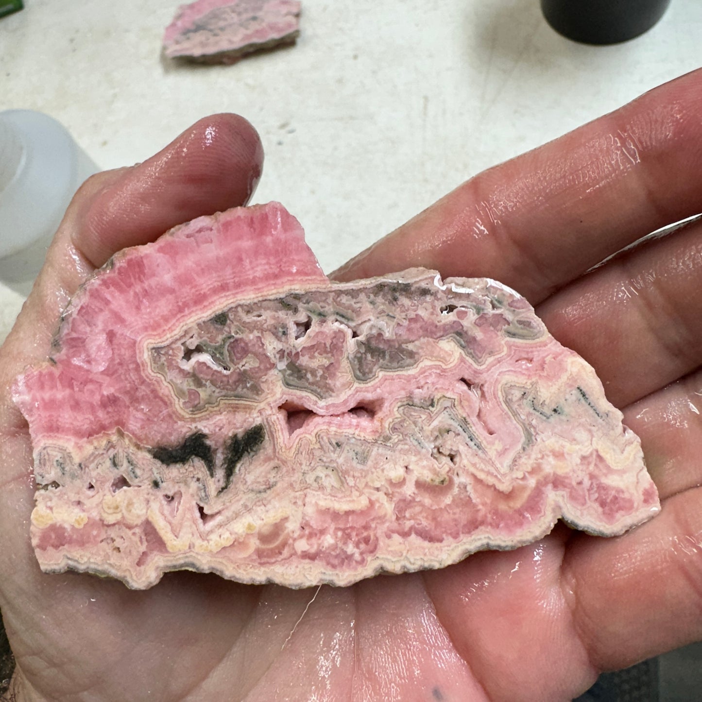 Argentina RHODOCHROSITE Slab - 111 grams