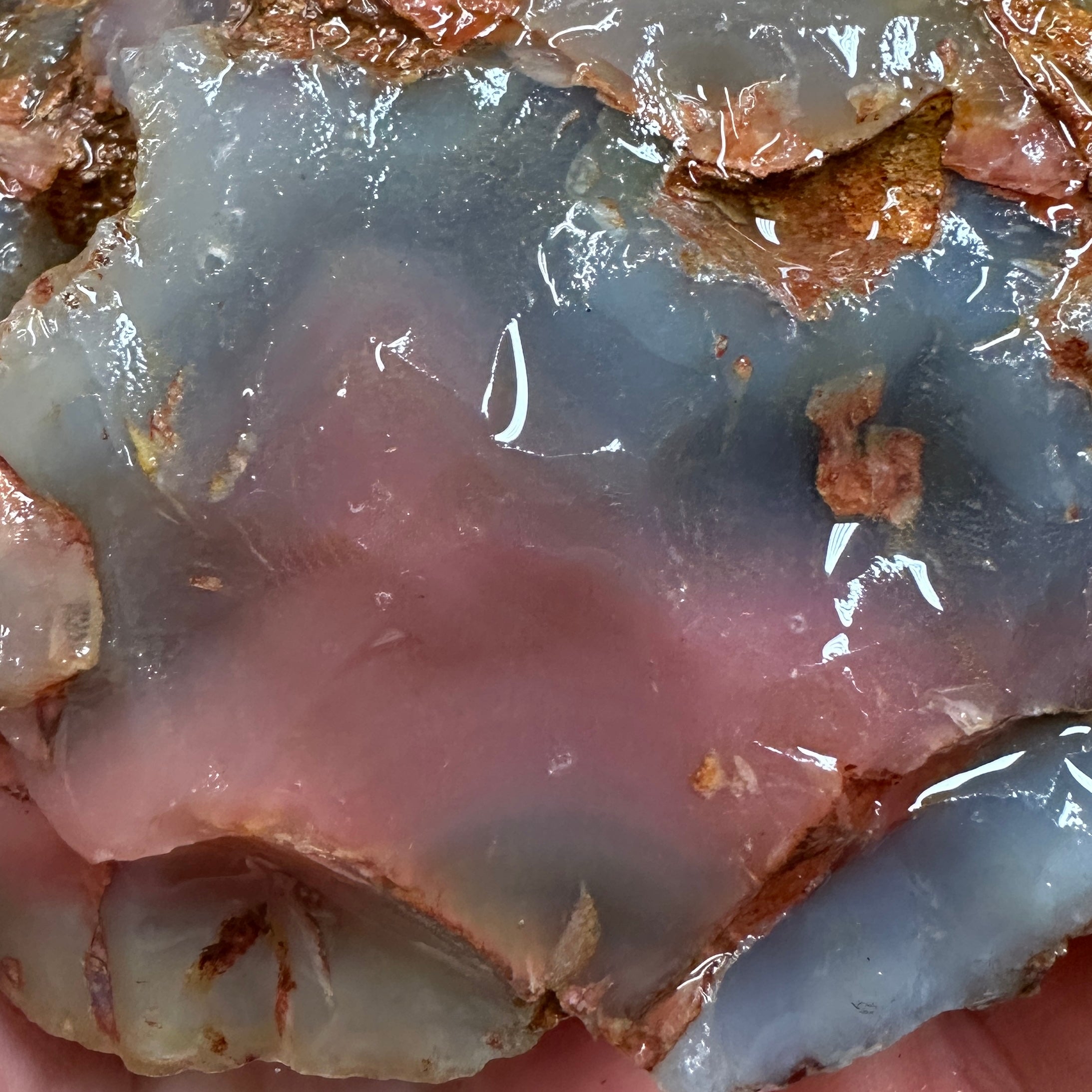 Rose Apate SWAZI ROSE AGATE Rough - 1.49 Pounds – SilverHill Lapidary