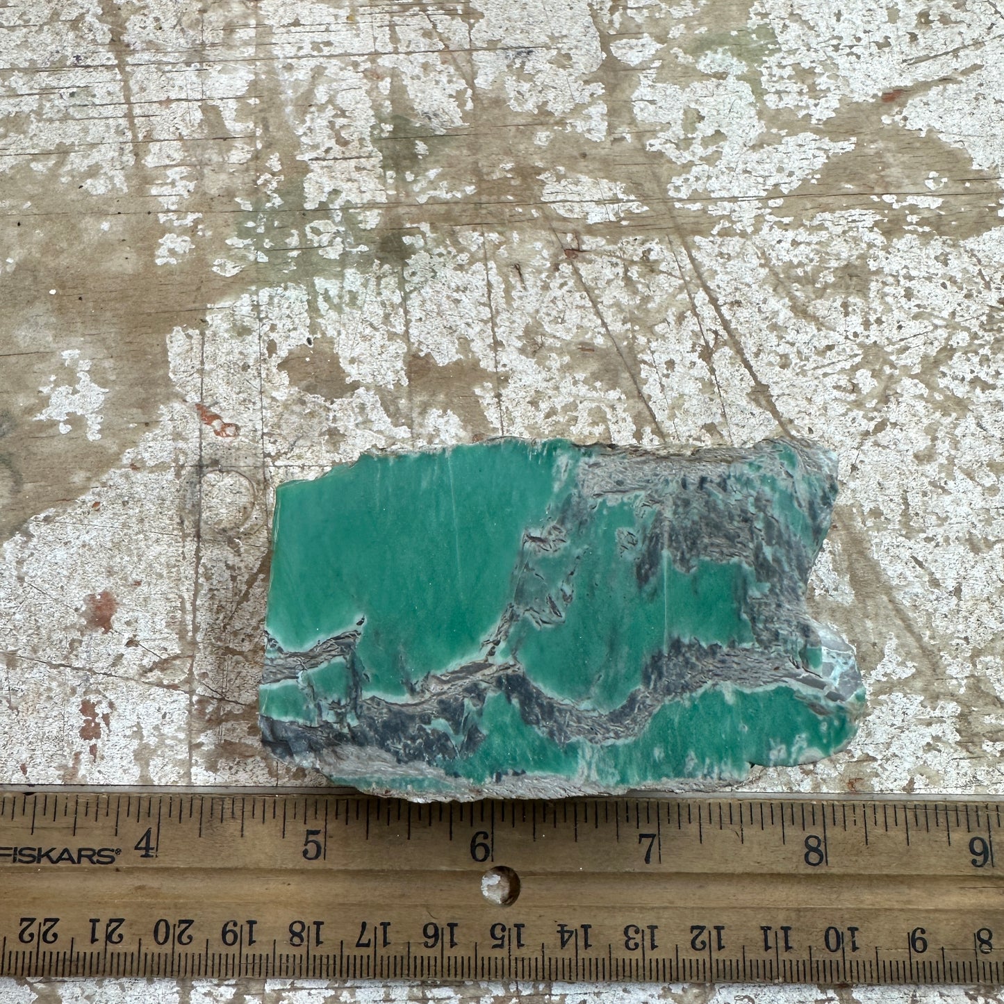 AUSTRALIAN VARISCITE Faced Rough - 229 grams