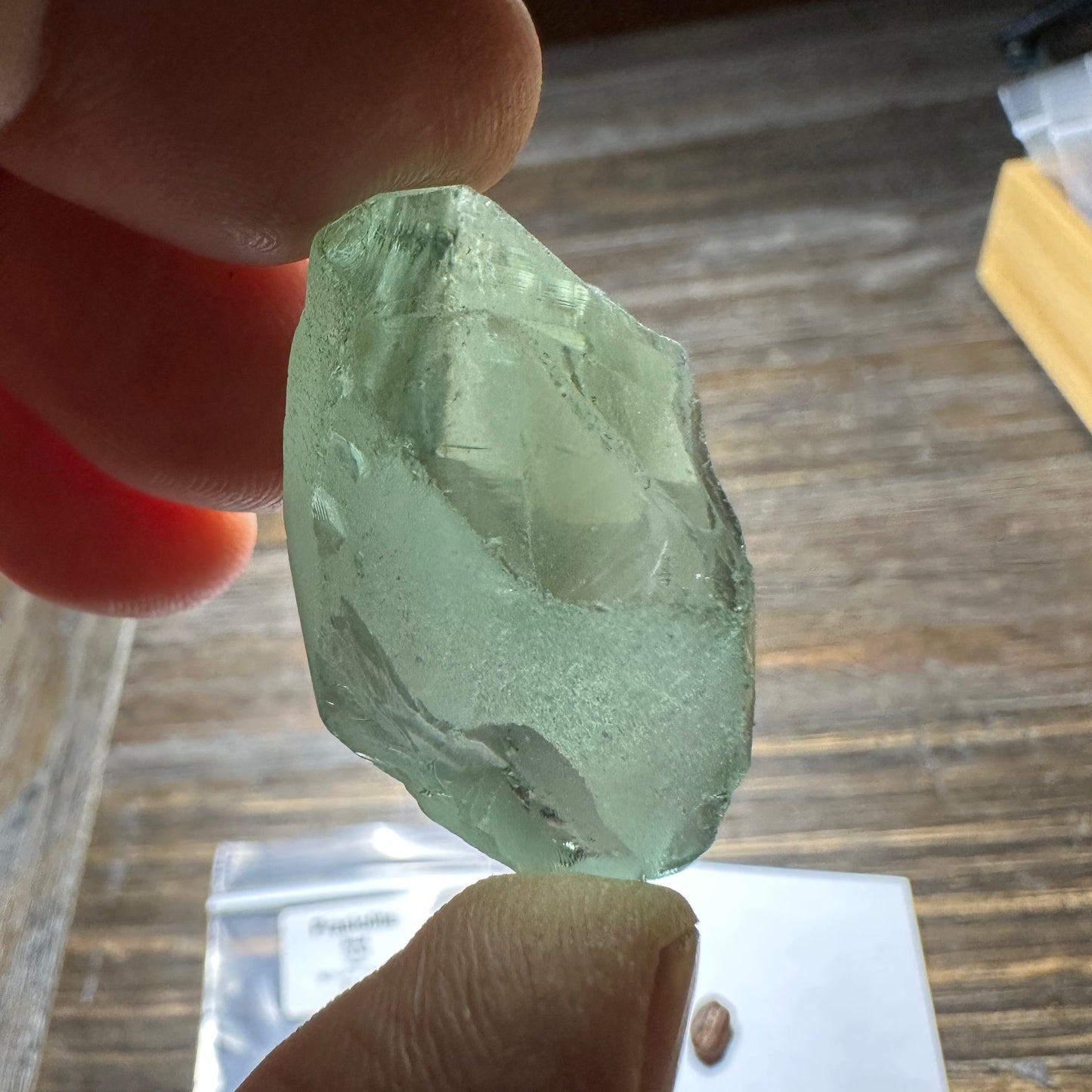 132.5ct PRASIOLITE QUARTZ Facet Rough