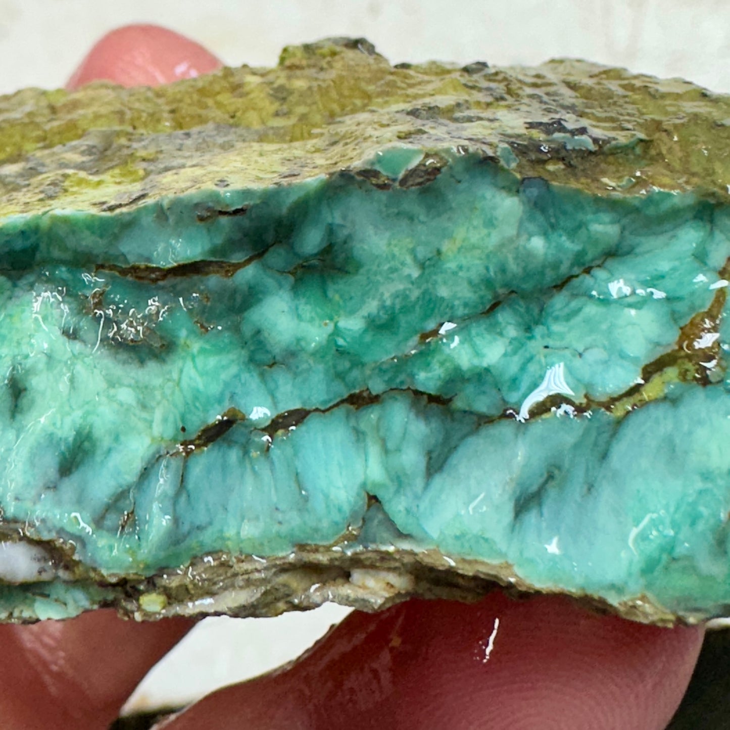BROKEN ARROW VARISCITE Rough - 142 grams