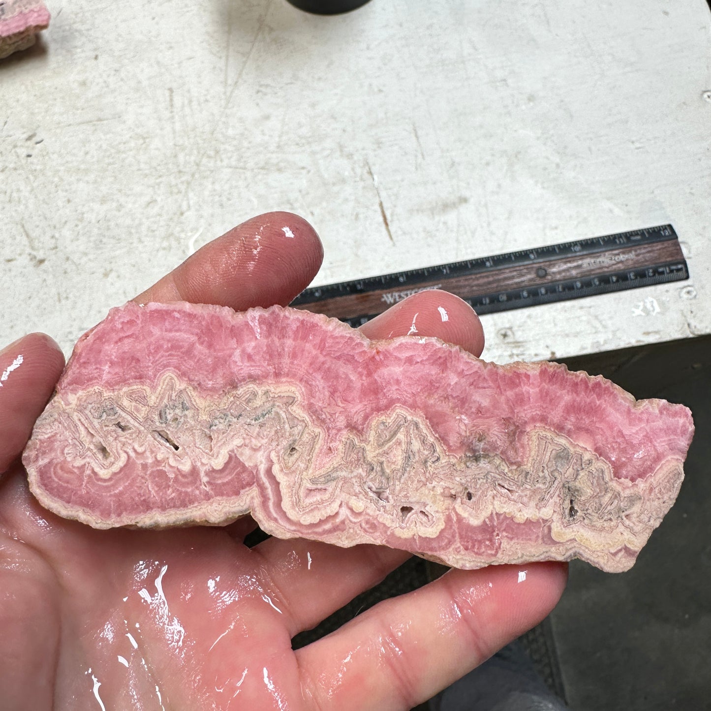 Argentina RHODOCHROSITE Slab - 143 grams