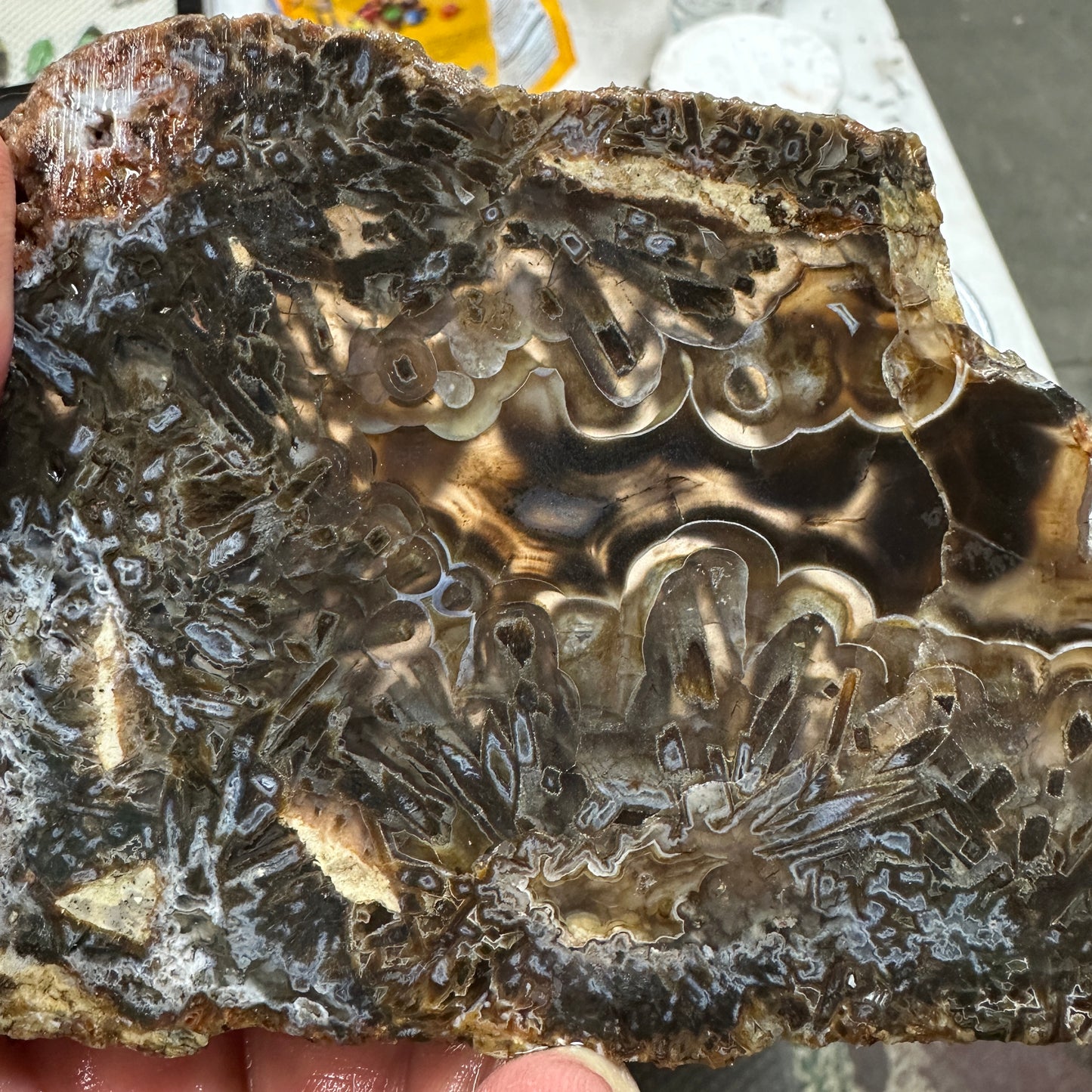 TURKISH STICK AGATE Slab - 150 grams