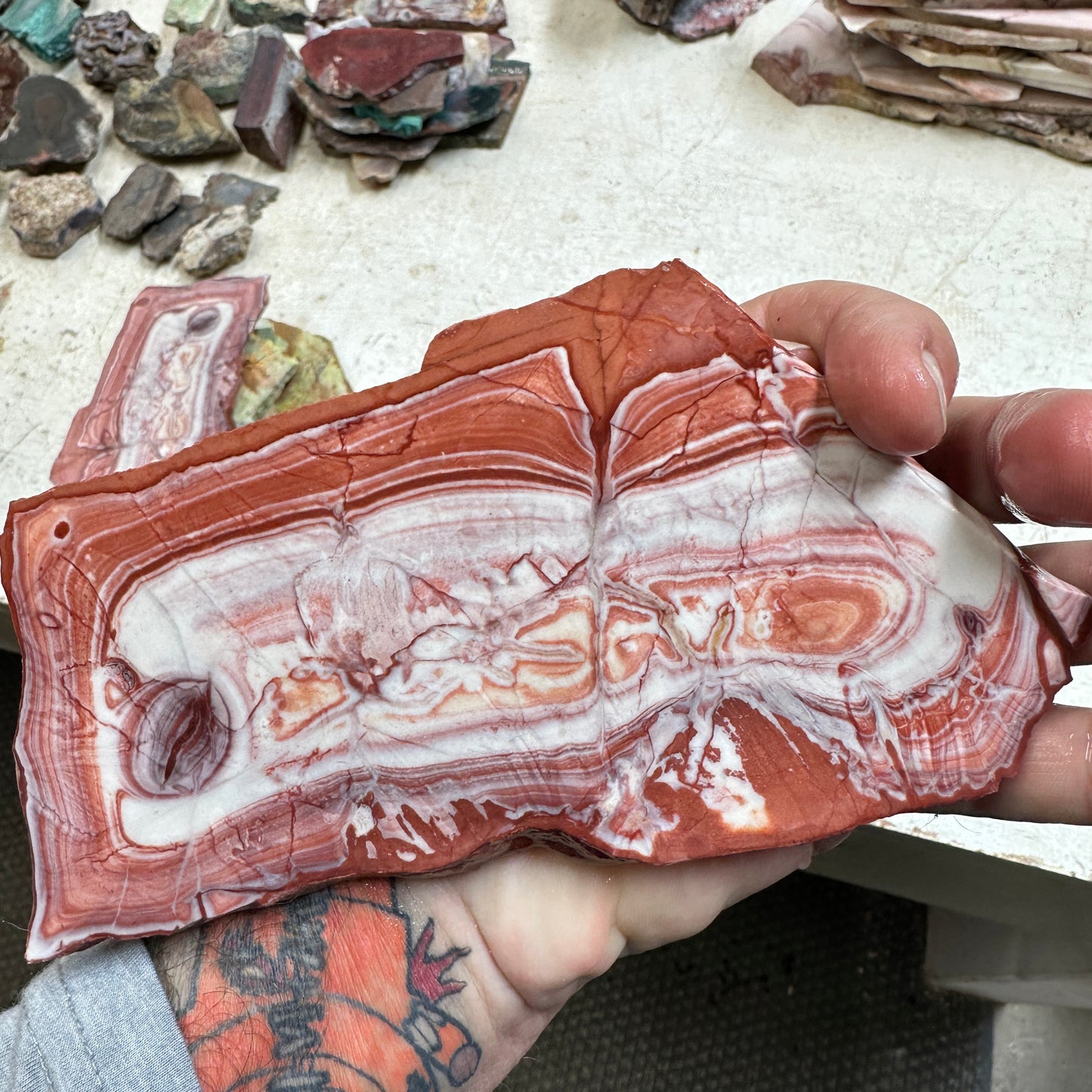 WINDY MOUNTAIN JASPER Slab - 205 grams