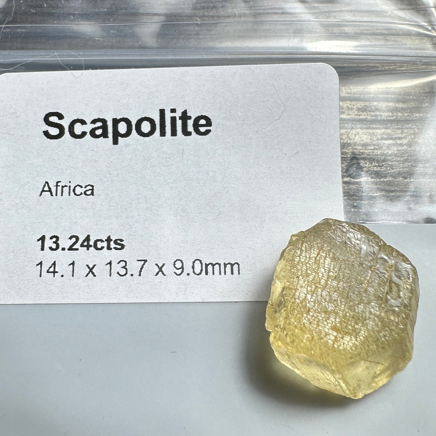 13.24ct SCAPOLITE Facet Rough