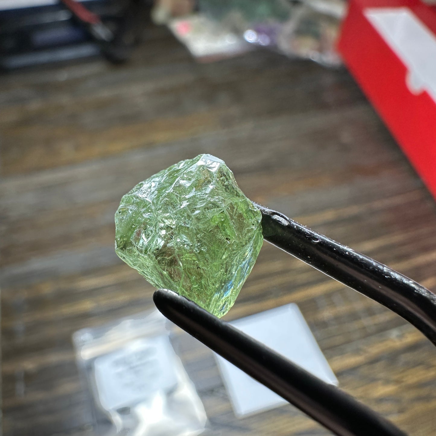 10.0ct GREEN DRAGON GARNET Facet Rough