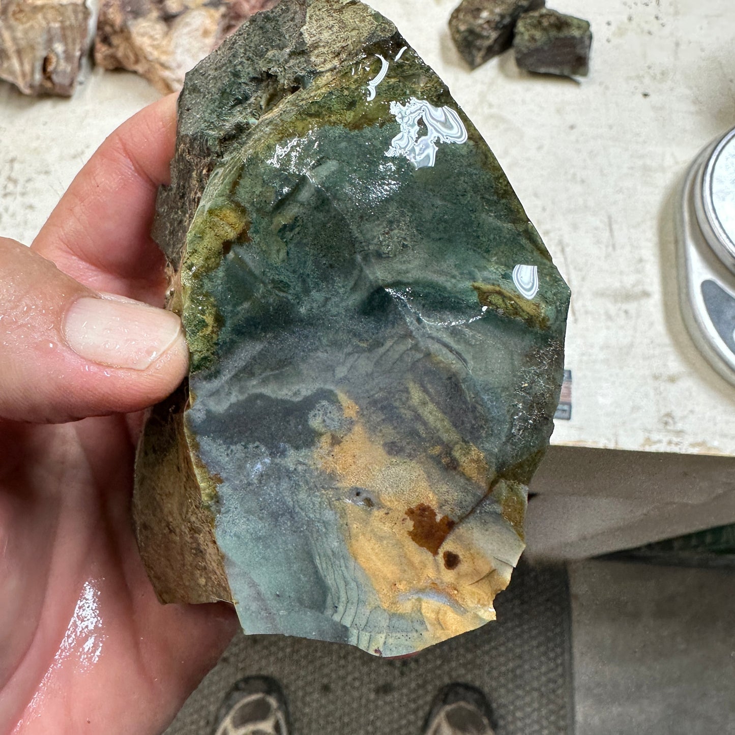 Orbed ECHO RIDGE JASPER Rough - 0.84 Pounds