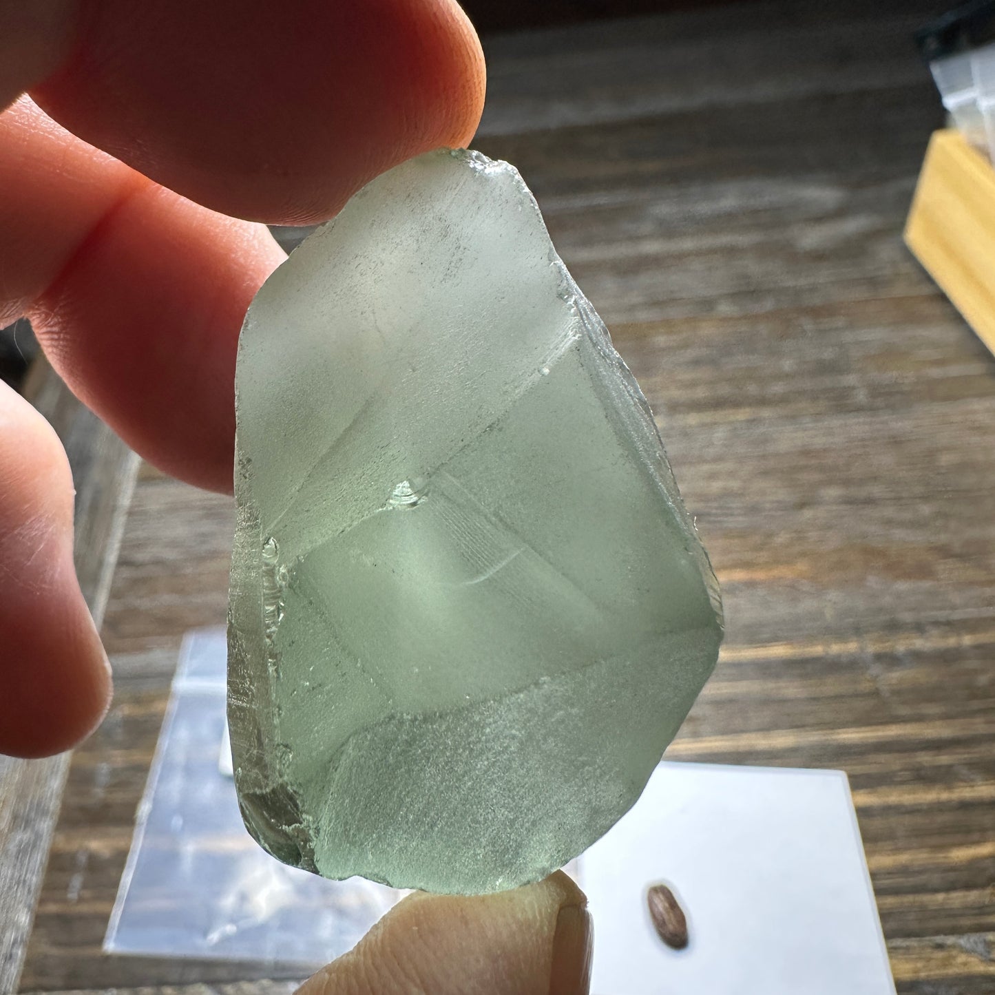233.3ct PRASIOLITE QUARTZ Facet Rough