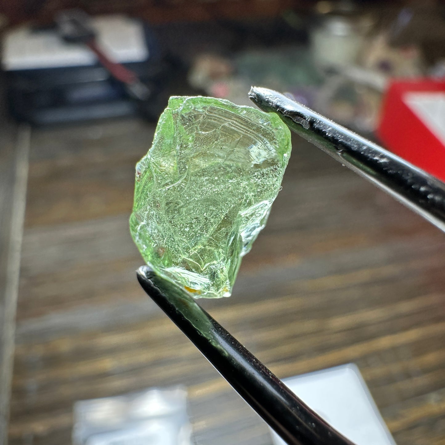 8.23ct GREEN DRAGON GARNET Facet Rough
