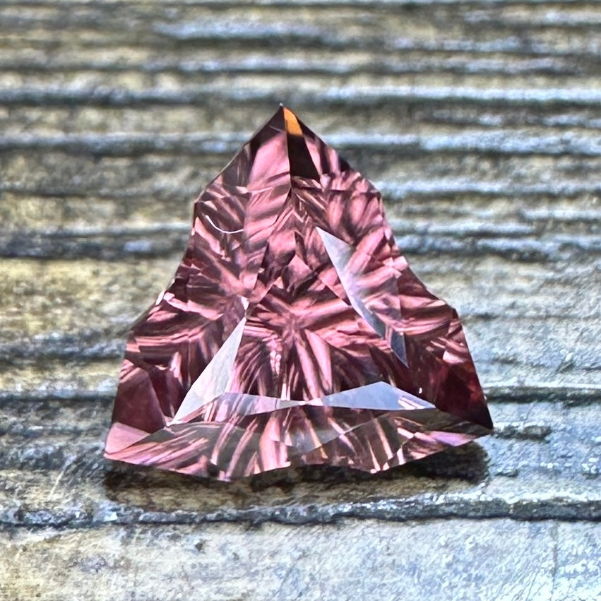 2.13ct Rose ZIRCON Faceted Stone ZIR003