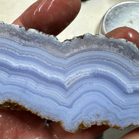 BLUE LACE AGATE Slab - 70 grams