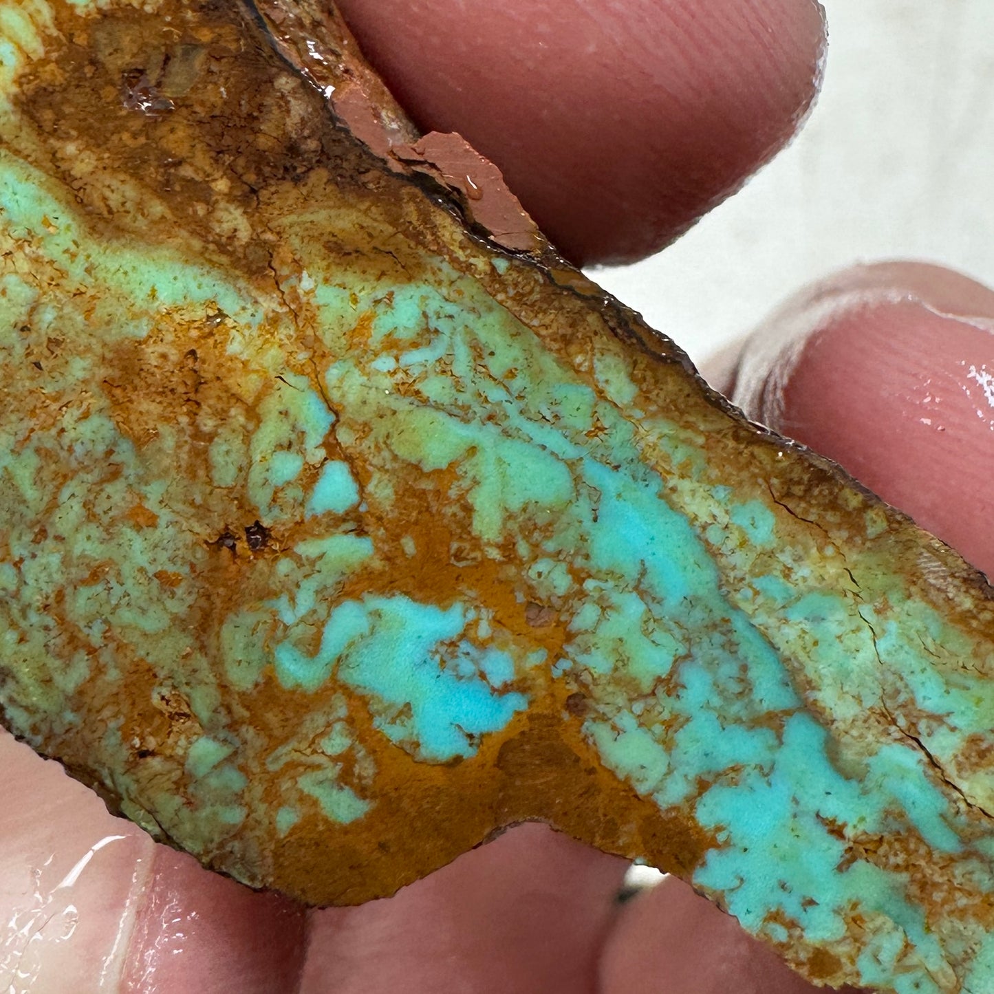 KINGMAN CEREMONIAL Turquoise rough - 64.9 grams