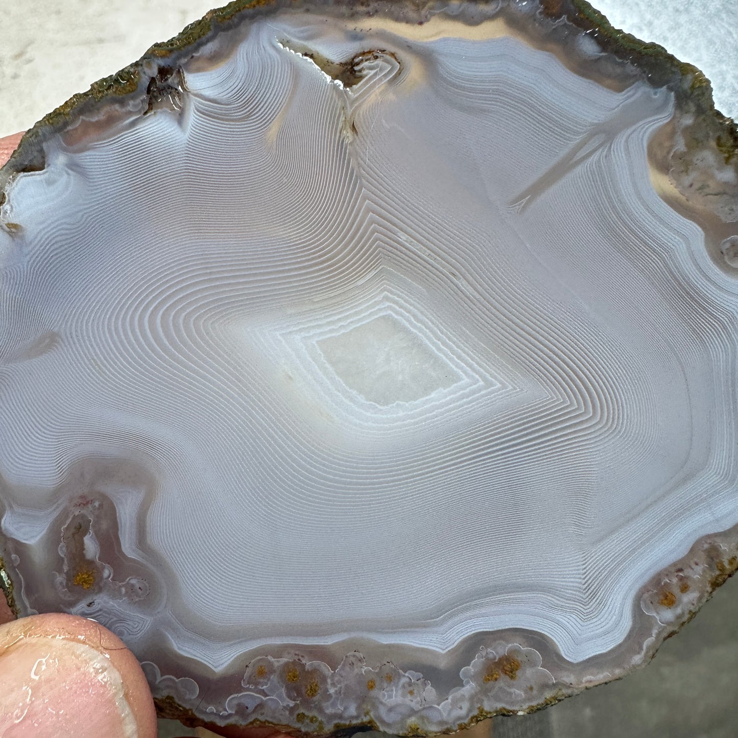 MOROCCAN SHADOW AGATE Slab - 96 grams