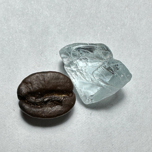 6.37ct AQUAMARINE BERYL Facet Rough