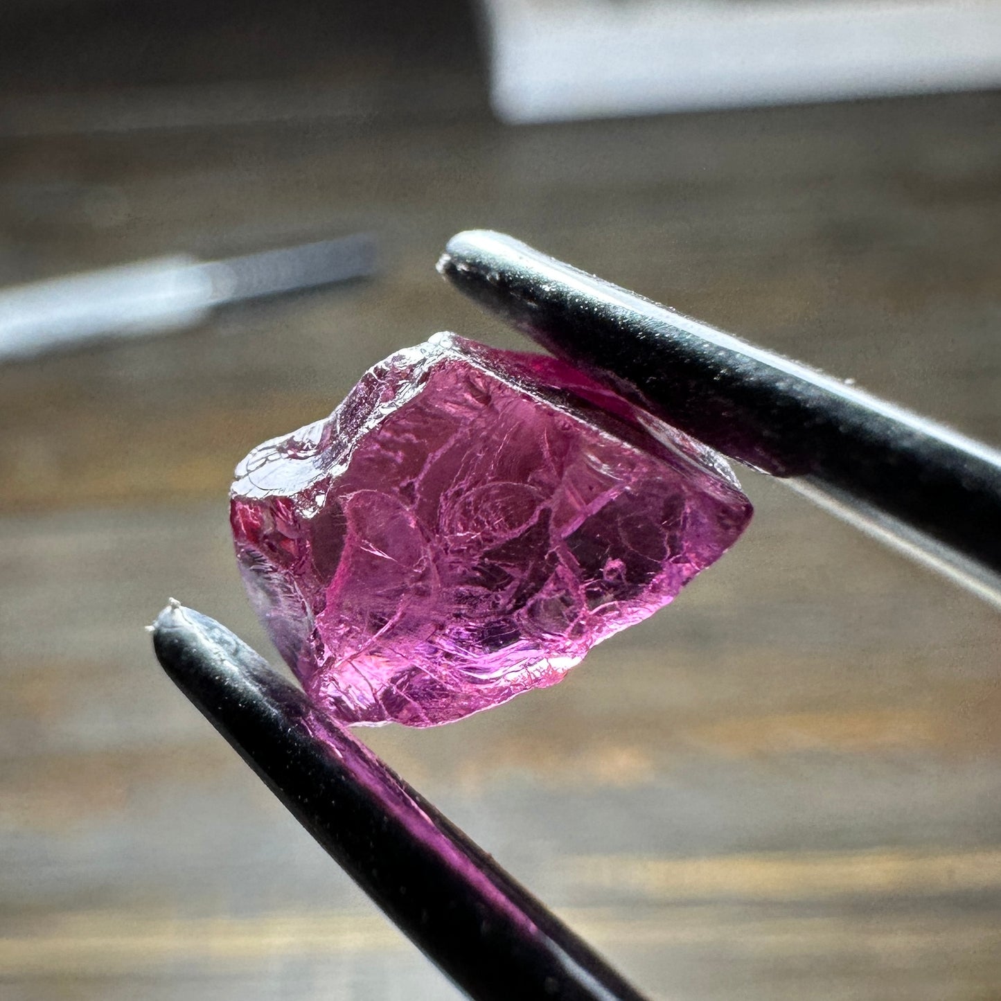 RHODOLITE GARNET 4pcs., 4.81g Facet Rough Parcel