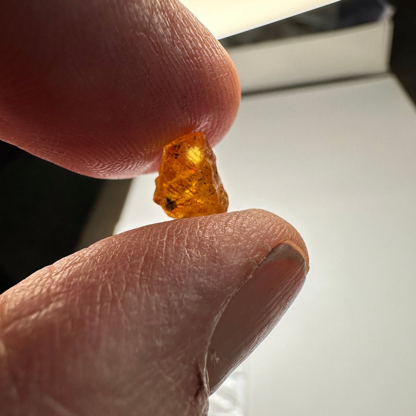 4.38ct FANTA SPESSARTITE GARNET Facet Rough