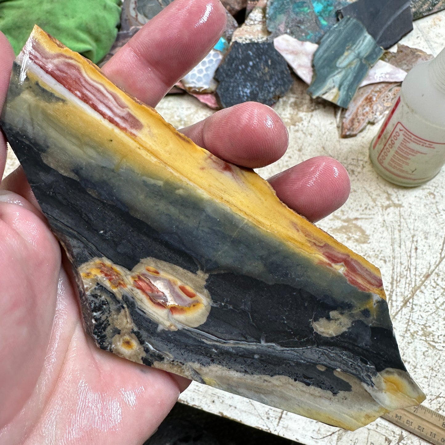 WINDY MOUNTAIN JASPER Slab - 140 grams