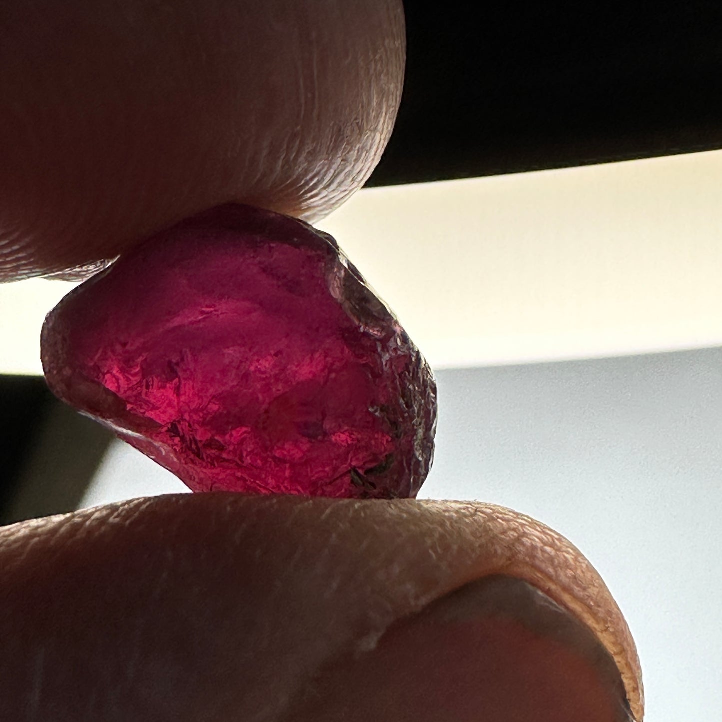 11.9ct RHODOLITE GARNET Facet Rough