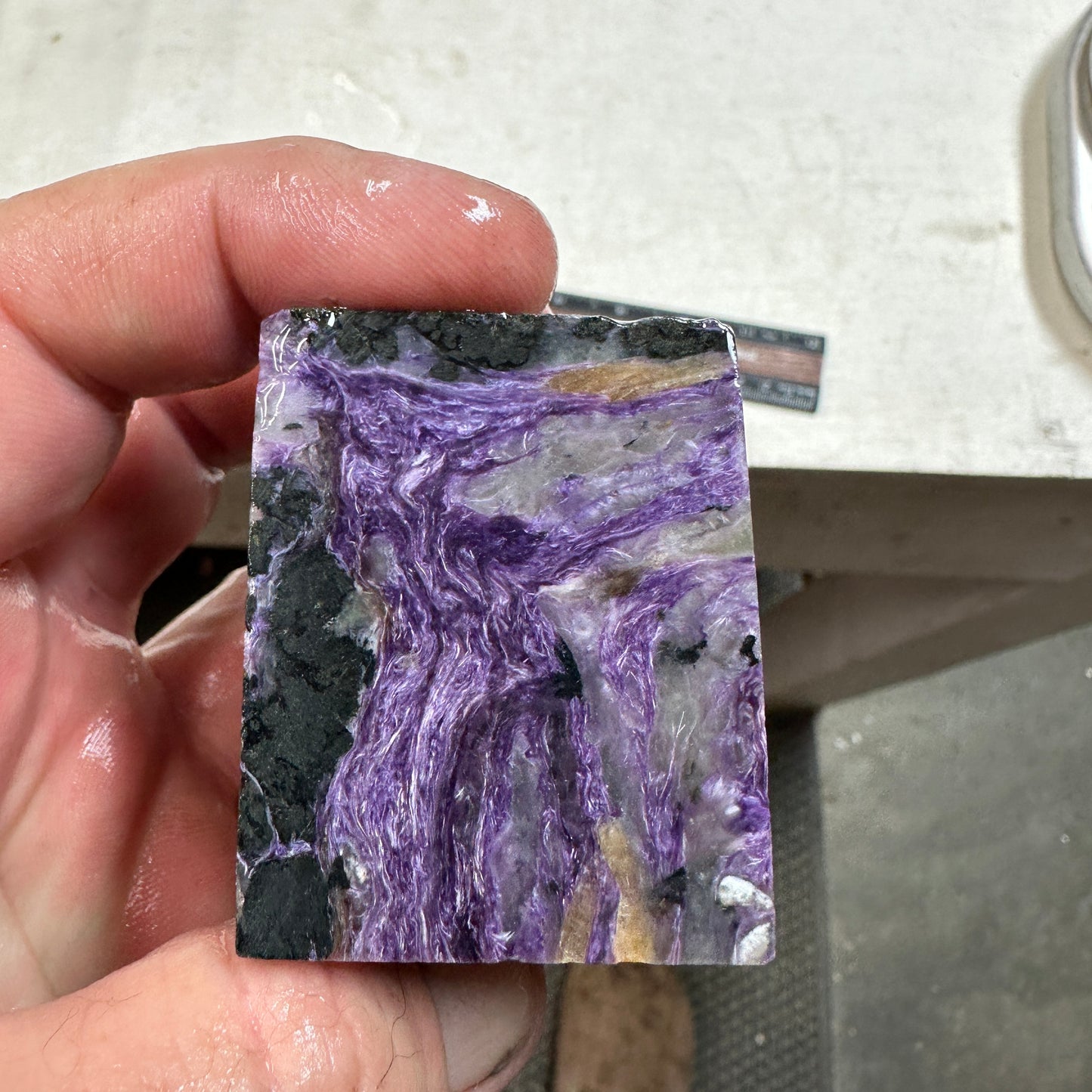 CHAROITE Blocked Rough - 0.64 Pounds