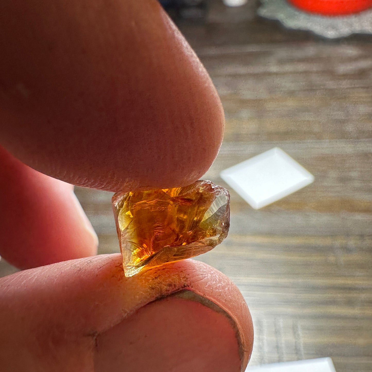 7.91ct Maderia CITRINE Facet Rough