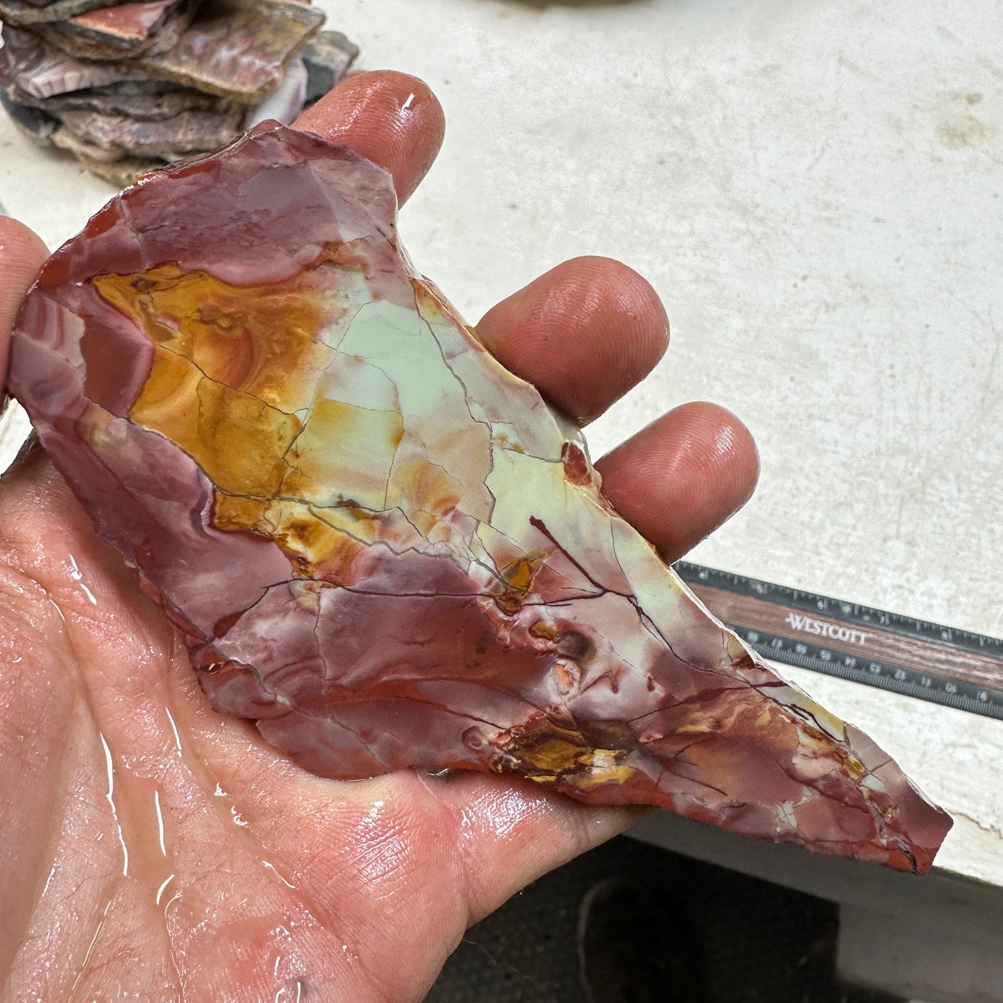 MESCALERO JASPER Slab - 156 grams