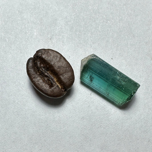 4.35ct BiColor Brazilian TOURMALINE Facet Rough