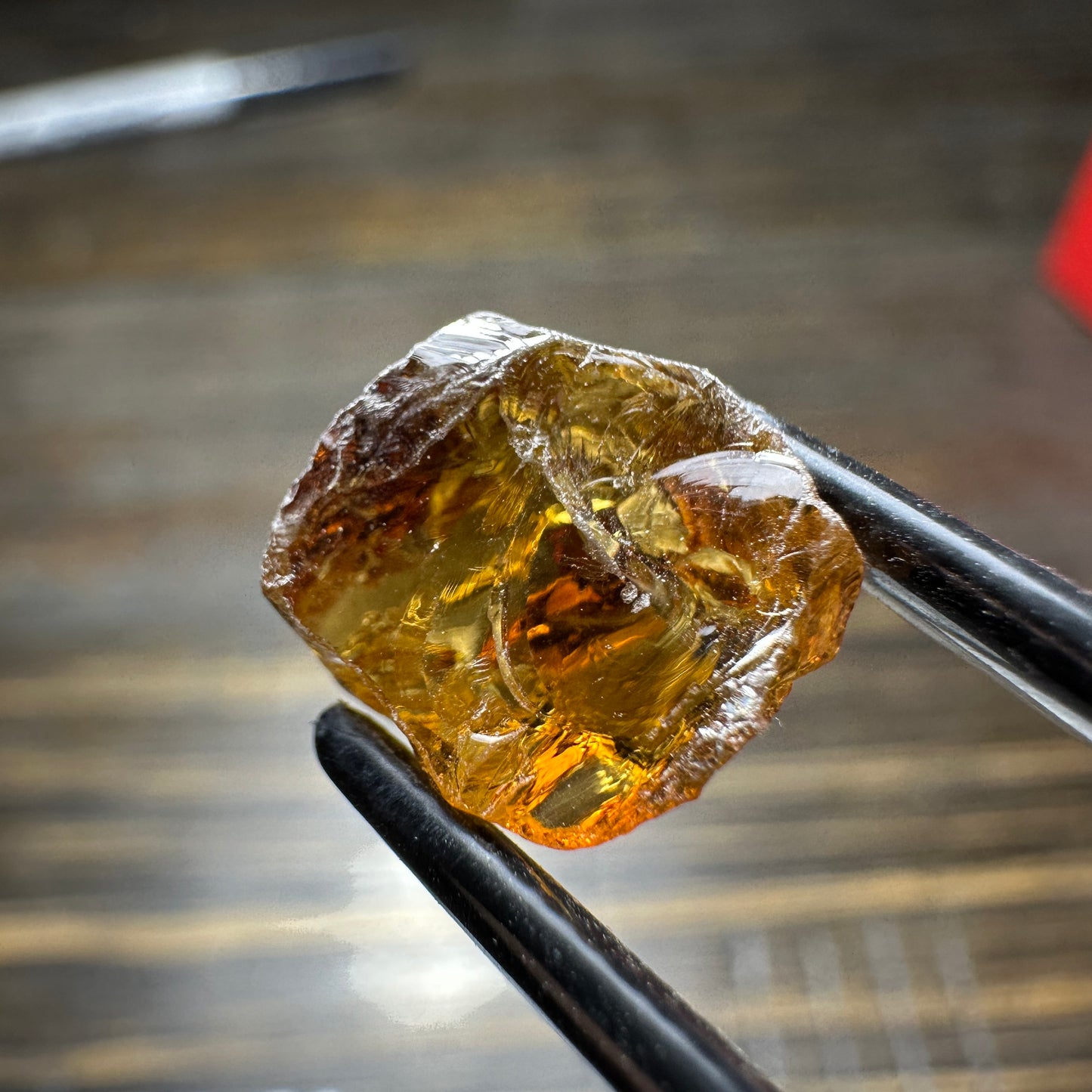 SUNSET TOURMALINE 3pcs., 4.25g Facet Rough Parcel